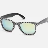 Checkered Wayfarer Sunglasses