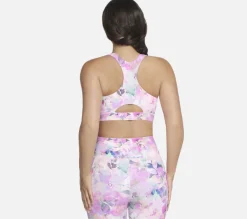 GO WALK Seascape Floral Zip Front Bra